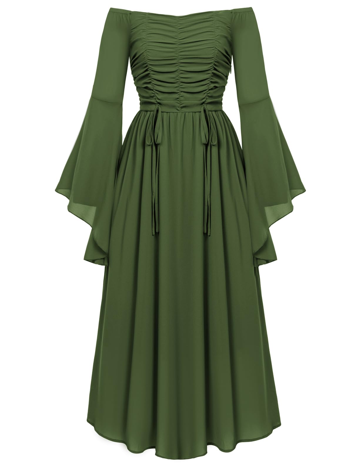 Scarlet Darkness Women's Renaissance Chiffon Dress for Medieval Costume Events
| Scarlet Darkness Women's Ruched Chiffo