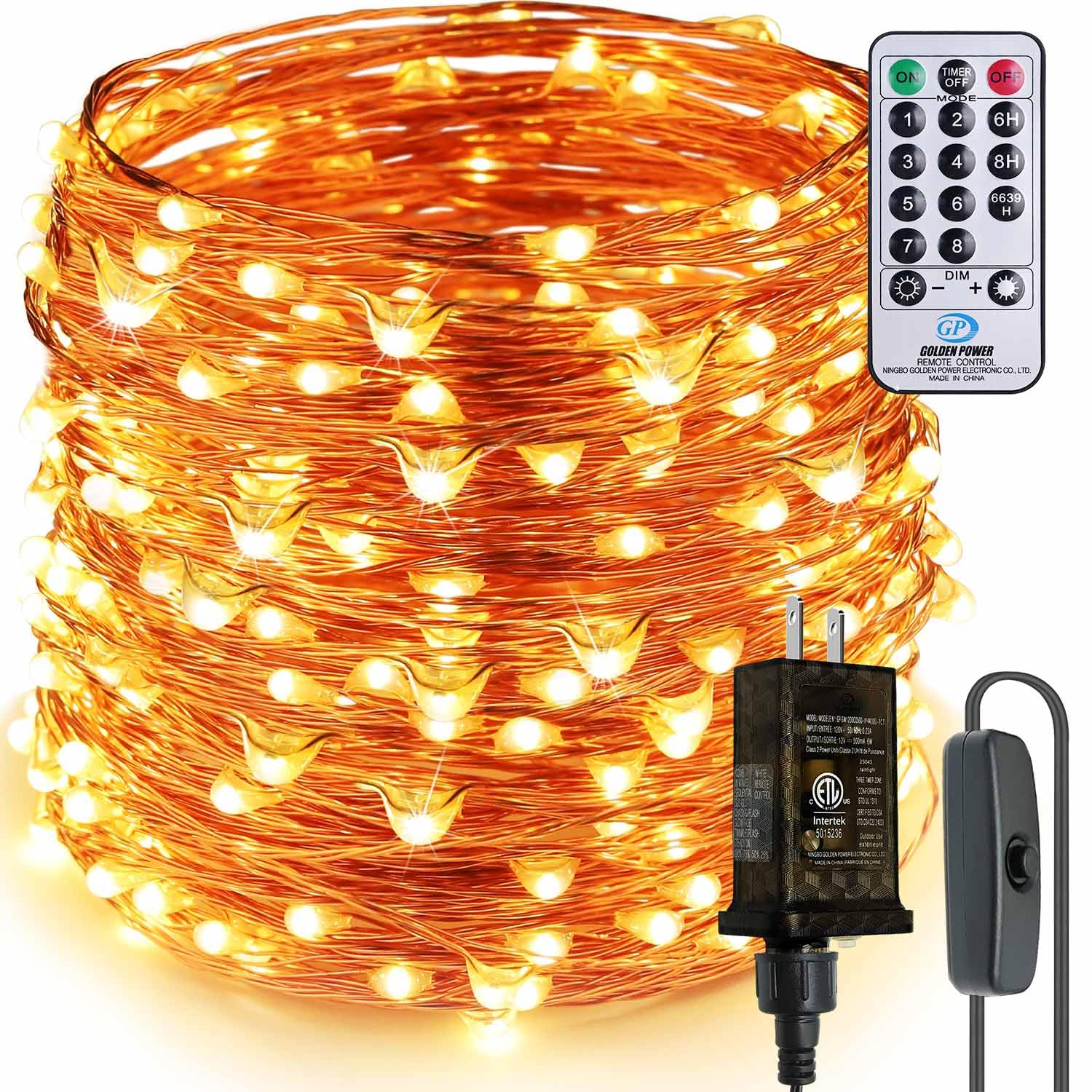 Super Long LED String Lights 99ft with Switch/Timer for Indoor/Outdoor Birthday Party Christmas
Super Long LED String Li
